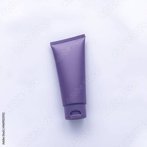 Wallpaper Mural Purple cosmetic tube with white background. Torontodigital.ca