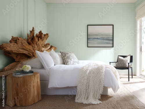 A light and airy bedroom fe...