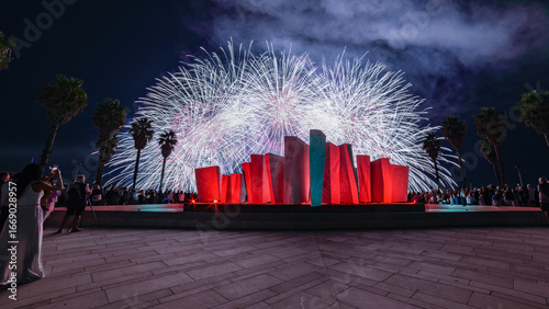 Fuochi di artificio- giochi di luce