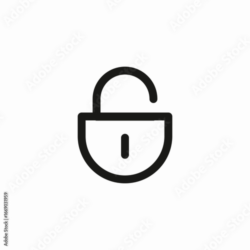 closed padlock icon sign vector