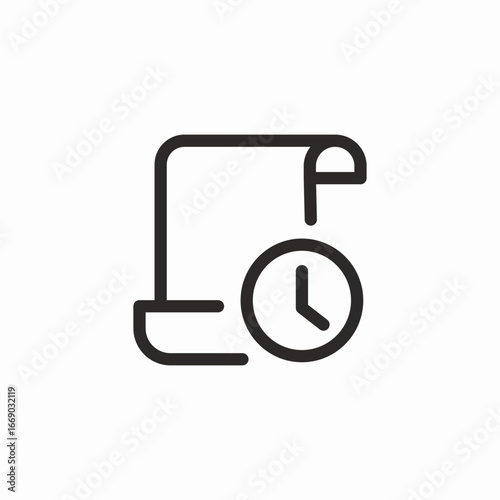 deadline timer icon sign vector