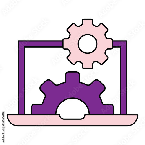Assistbot Conversational AI Virtual Assistant Vector Icon