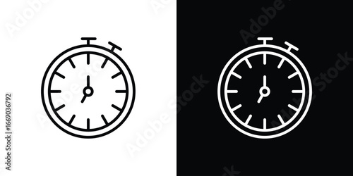 Timer icon. Signs and symbols for mobile app, UI, UX