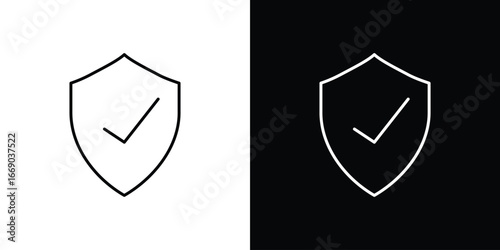 Safe icon. Signs and symbols for mobile app, UI, UX