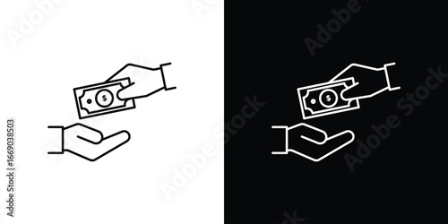loan icon. Signs and symbols for mobile app, UI, UX