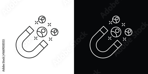 Lead generation icon. Signs and symbols for mobile app, UI, UX