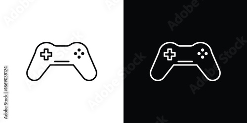 Game controller icon. Signs and symbols for mobile app, UI, UX