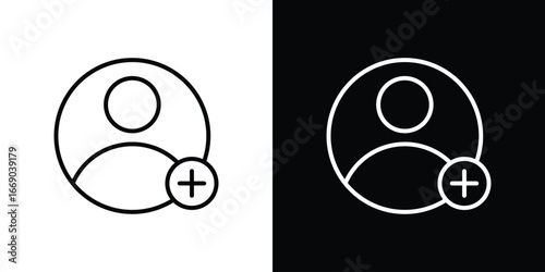 Follower icon. Signs and symbols for mobile app, UI, UX