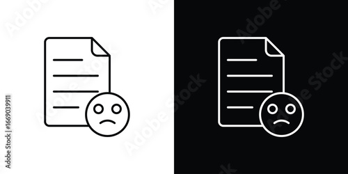 Complaint icon. Signs and symbols for mobile app, UI, UX
