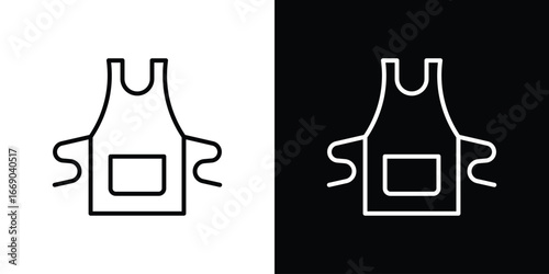Apron icon. Signs and symbols for mobile app, UI, UX