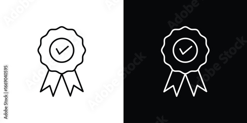 Accreditation icon. Signs and symbols for mobile app, UI, UX