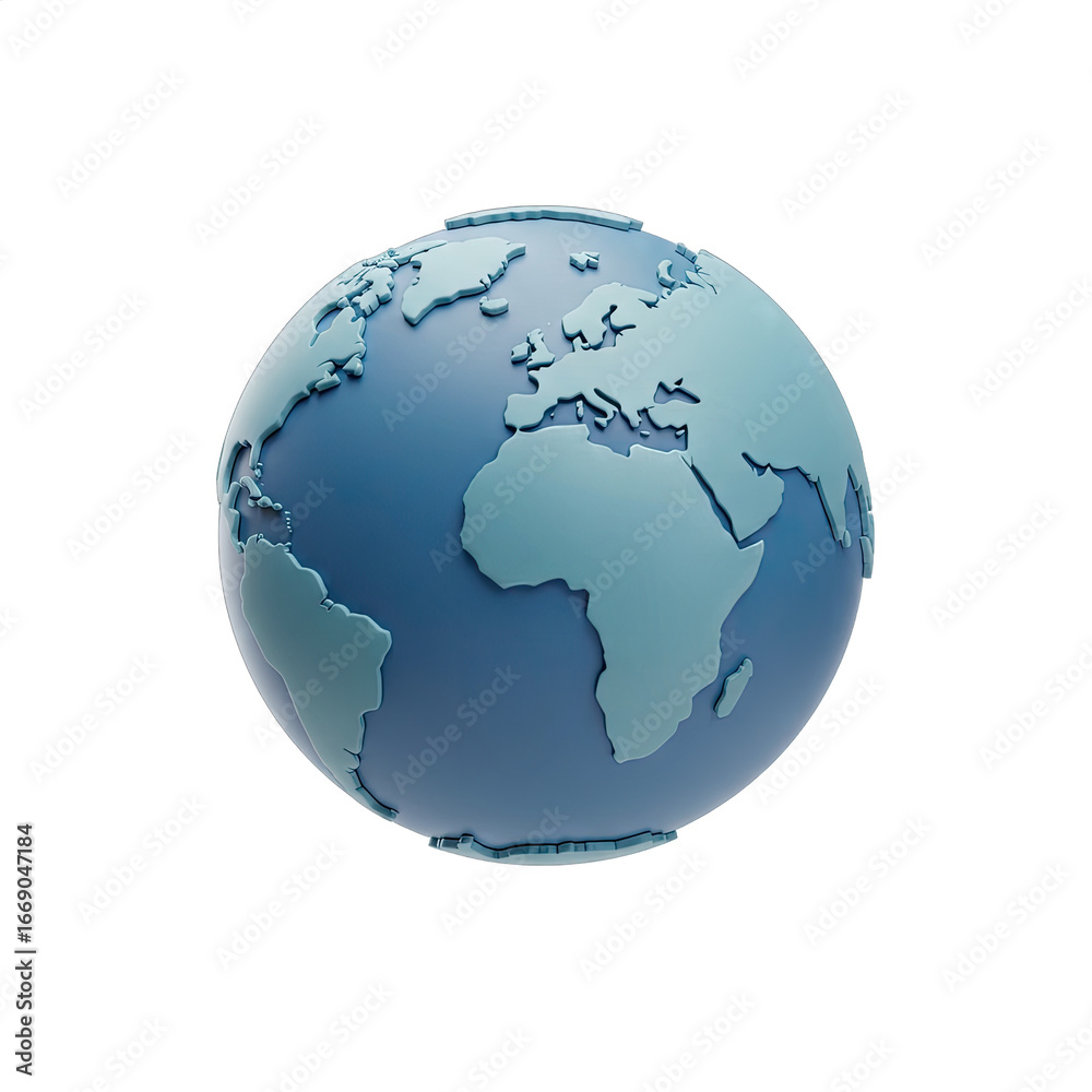 A stylized, three-dimensional representation of planet Earth, rendered in a muted blue hue, against a stark black backdrop. A stylized, three-dimensional representation of planet Earth, rendered in a muted blue hue, against a stark black backdrop.