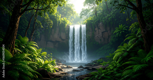 waterfall in the forest