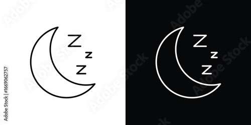 Zzz icon. Simple element illustration.