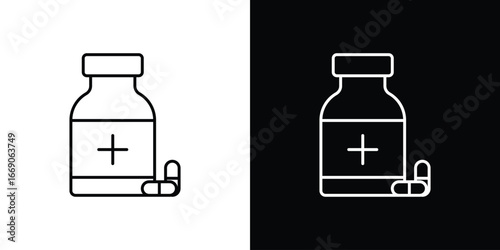 Supplement icon. Simple element illustration.