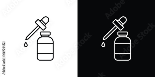 Serum icon. Simple element illustration.