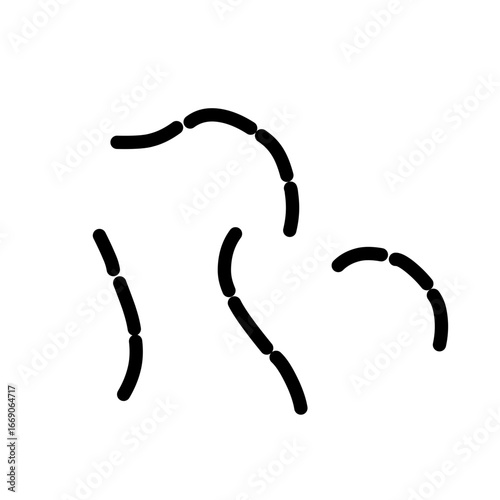probiotic lactobacillus bacteria icon