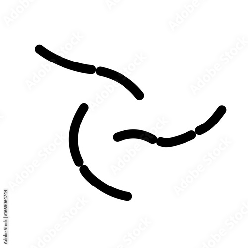 probiotic lactobacillus bacteria icon
