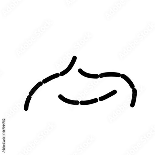 probiotic lactobacillus bacteria icon