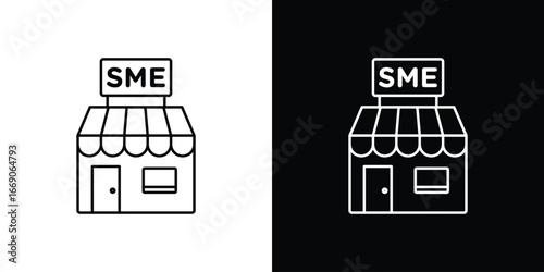 SME icon. Simple element illustration.