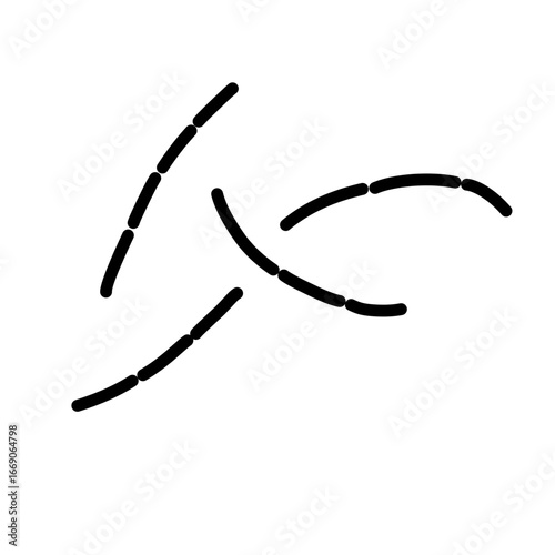 probiotic lactobacillus bacteria icon