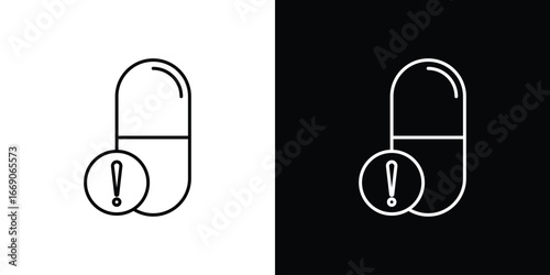 Overdose icon. Simple element illustration.