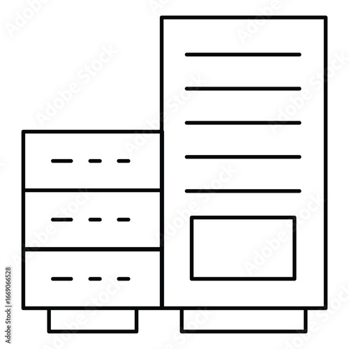 Intelligent Artificial Intelligence Data Center Vector Icon