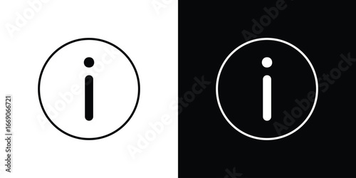 Info icon. Simple element illustration.