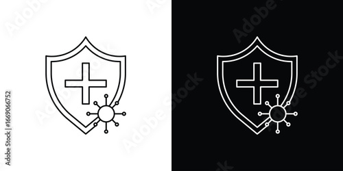 Immunity icon. Simple element illustration.