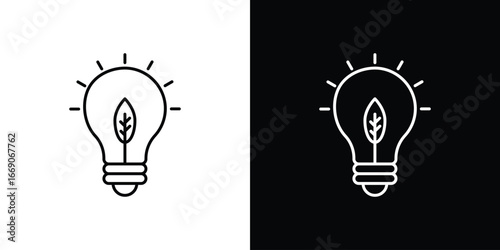 ECO Energy icon. Simple element illustration.