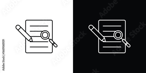 Defining icon. Simple element illustration.