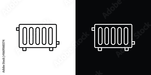 Conditioner heater icon. Simple element illustration.