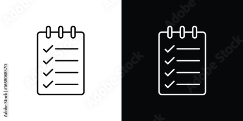Check list icon. Simple element illustration.