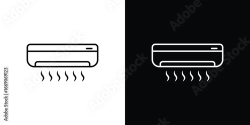 Air conditioner icon. Simple element illustration.