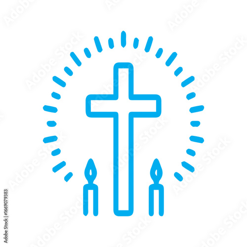 Christian Cross Icon