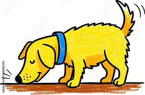 Dog with its Nose Pressed Flat and Squished