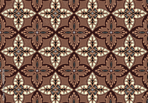 Very exclusive Indonesian batik motifs with various contemporary colors