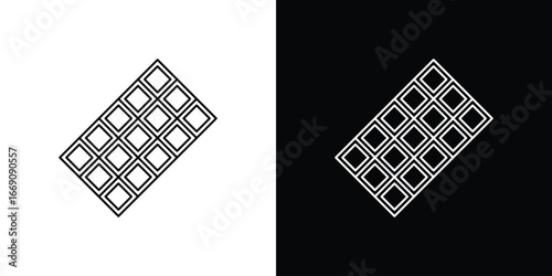 Chocolate icon. Simple Minimal Pictogram. Vector