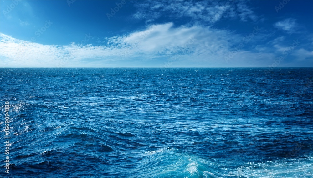 Fototapeta premium vibrant and serene clean blue ocean texture evoking tranquility and natural beauty