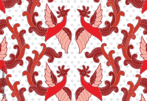 Very exclusive Indonesian batik motifs with various contemporary colors