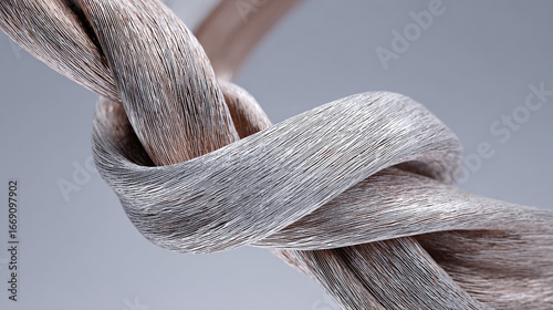 rope on a white background