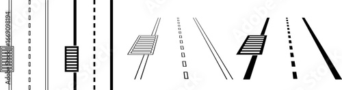 Storm drain or highway drain icon icon set