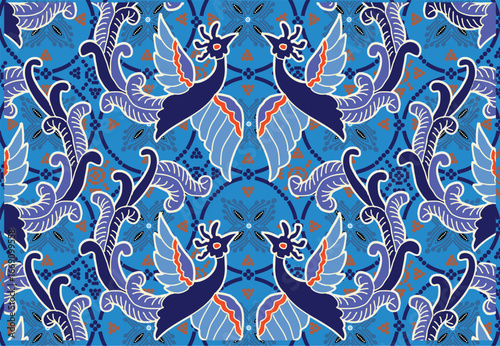 Very exclusive Indonesian batik motifs with various contemporary colors