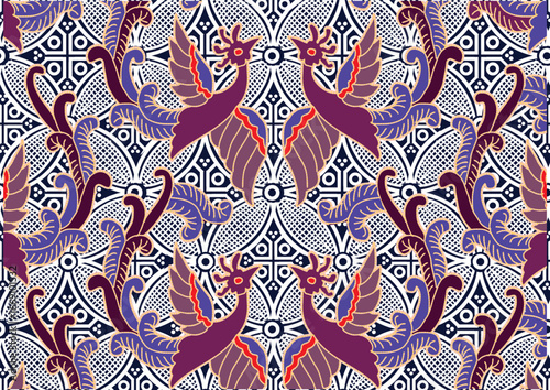 Very exclusive Indonesian batik motifs with various contemporary colors