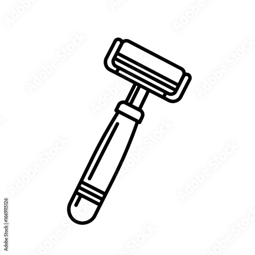 Personal Hygiene Razor Icon in Minimalist Style  