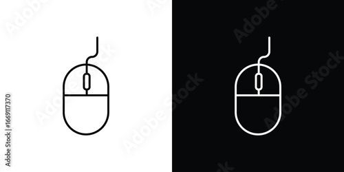 Mouse icon collection. Web design, apps.