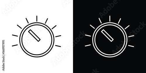 Knob icon collection. Web design, apps.