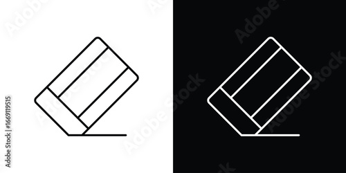 Eraser icon collection. Web design, apps.