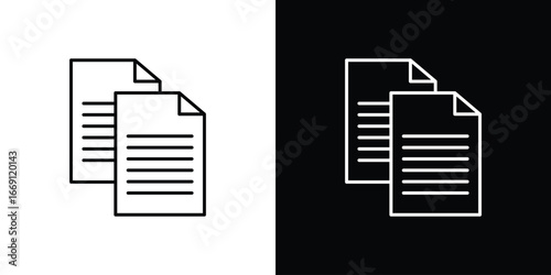 Copy icon collection. Web design, apps.