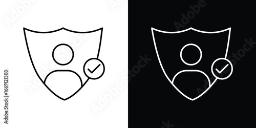 Authentication icon collection. Web design, apps.